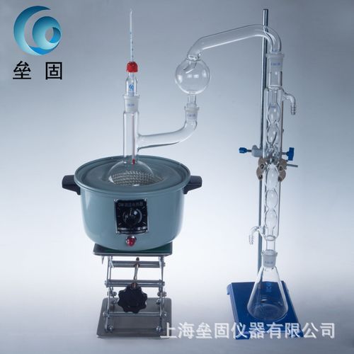 1000ml 氨氮蒸馏装置 玻璃定氮蒸馏器 含电热套加热 整套